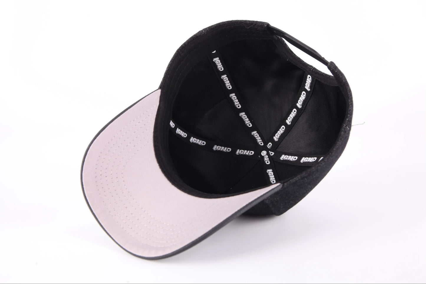 LGND Black Denim Snapback Hat – Leather Visor